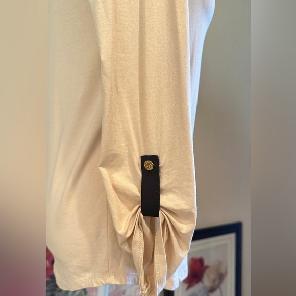 Anne Klein Solid Colorblock Button Up Blouse, Women's Small (4-6) - Picture 12 of 12